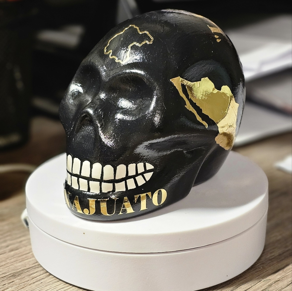 Black and Gold Skull Decor GTO MX